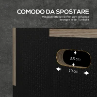 SPORTNOW Box Jump Pliometrico a 3 Altezze in Legno Antiscivolo, 41-36-31cm, Nero(m-5)