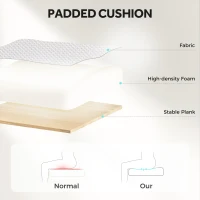 HOMCOM Ergonomic and Adjustable Office Chair - Grey(m-8)