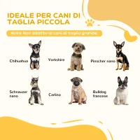 PawHut Cancellino per Cani Pieghevole a 3 Sezioni in Legno, 154.5x29.5x61cm, Caffè(m-4)