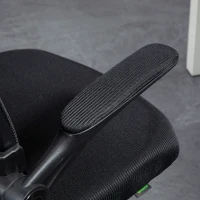 Vinsetto Mesh Back Office Chair, with Flip-Up Arms - Black(m-8)