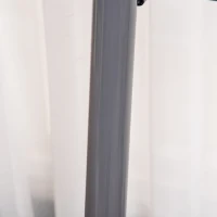 HOMCOM Máquina de Steps Mini Stepper para Fitness en Casa con Pantalla LCD y Pedales Antideslizantes 55x44x108cm Gris y Verde(m-9)