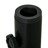 Outsunny Pied de parasol, tube de parasol réglable en métal pour mât de Ø 34, 38 et 48 mm, noir(m-8)