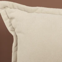 HOMCOM Fauteuil relax fauteuil salon design capitonné inclinaison dossier réglable pivotant 360° revêtement lin beige(m-9)