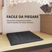 Outsunny Borsa Portaoggetti da 720L con 2 Cerniere e Maniglie, in Tessuto Oxford 600D, 175x55x75 cm, Nero(m-8)