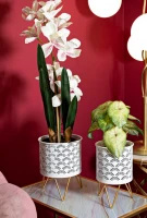 Mauro Ferretti Set Carly Suport Vaza 2 Buc cm Ø 16X20-13X20(m-5)