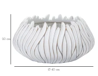 Mauro Ferretti Rășina Gaspeau Honduras cm Ø 40X20(m-6)