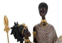 Mauro Ferretti Familia Tribala Masai cm 16,5X11,5X38(m-3)