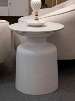 Mauro Ferretti Masa De Cafea Alba Fush cm Ø 40X47(m-5)