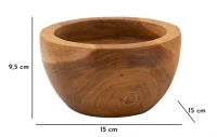 Mauro Ferretti Golitor Buzunare Simple Teak cm Ø 15X9,5(m-8)