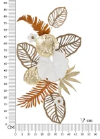 Mauro Ferretti  Panou Frunze Fier cm 50,8X7X87(m-6)