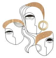 Mauro Ferretti Panou De Perete Picassy cm 53X2X55(m-1)