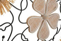 Mauro Ferretti Panou De Perete Fier/Lemn Itis cm 75X3,5X42(m-3)