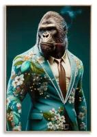 Mauro Ferretti Pictura Pe Pânza Lacuita Kongy -B- Cu Cadru cm 62X4X92(m-1)