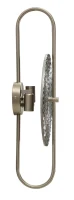 Mauro Ferretti Lampa De  Perete Argintie cm 28X15X54(m-2)