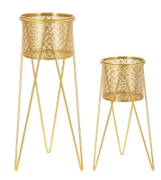 Mauro Ferretti  Suport Vaza Nat Set 2 Buc cm 21X20X46-18X18X32(m-1)