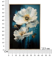 Mauro Ferretti Pictura De Perete Lăcut Cu Rama Albastru cm 42X3,5X62(m-6)