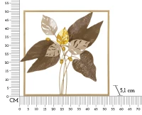 Mauro Ferretti Panou De Perete Fier Browy cm 50,2X5,1X50,2(m-6)