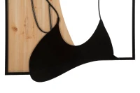 Mauro Ferretti Panou De Perete Beauty Fier Si Lemn 60X2X90(m-2)