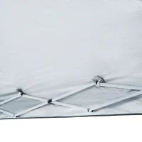 Outsunny Faltpavillon 2,4x2,4m Pavillon Faltzelt mit UV-Schutz, Partyzelt inkl. Tragetasche für Garten, Balkon, Stahl Grün(m-11)