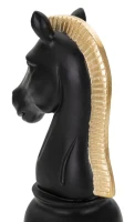 Mauro Ferretti Sculptura Cal Negru Si Aurii cm 10,5X8,5X19(m-4)