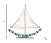 Mauro Ferretti Sculptura Lemn Barca cm 45X7X45(m-6)