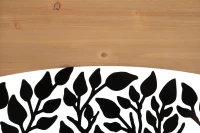 Mauro Ferretti Arc Panouri Perete Fier Si Lemn Set 3Bucati cm 105X2X70 (35X2X70)(m-3)