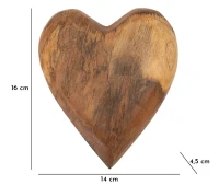 Mauro Ferretti Decoratie Inima Tec cm 16X14X4,5(m-8)