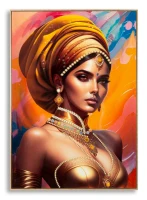 Mauro Ferretti Pictura Pe Pânză Cu Rama Samira -A- cm 72X4,5X102(m-1)