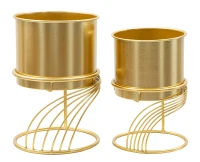 Mauro Ferretti Set 2 Bucati Suport Vază Spirala  cm Ø 23X35-20X30(m-1)