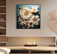 Mauro Ferretti Pictura Pe Pânza Lacut Narcy -B- Cu Rama cm 82X4X82(m-6)