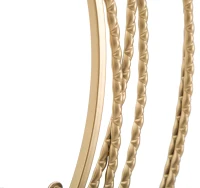 Mauro Ferretti Ceas De Perete Fâșii De Aur cm Ø 50X4(m-3)