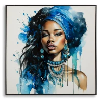 Mauro Ferretti Pictura Pe Pânza Lacuita Cadru cm 82X4X82(m-1)