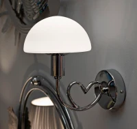 Mauro Ferretti Lampa De Perete Argintie cm 23X15X22(m-6)