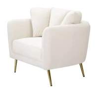 Mauro Ferretti  Fotoliu Kiev Bej cm 88X77X74(m-3)