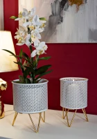 Mauro Ferretti Suport Vaza Set 2 Buc cm Ø 16X20-13X20(m-5)