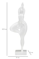 Mauro Ferretti Statueta Femeie Yoga cm 16X9X45,8(m-7)