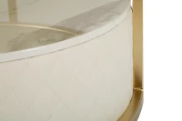 Mauro Ferretti  Masuta de cafea din imitatie de piele 30X64X91 cm.(m-5)