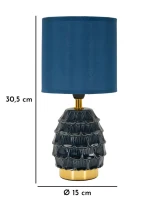 Mauro Ferretti Lampă Noptiera Albastra cm Ø 15X30,5(m-6)