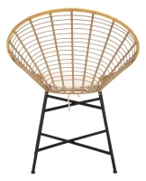 Mauro Ferretti Scaun Panama Cu Perna cm 72X56,5X88(m-7)