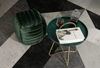 Mauro Ferretti Taburet Verde cm 45X45X45(m-6)