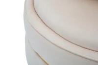 Mauro Ferretti Fotoliu Crema/Aur cm Ø 84X72(m-8)