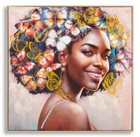 Mauro Ferretti Pictura Pe Pânză Cu Rama -A- cm 82X4,5X82(m-1)