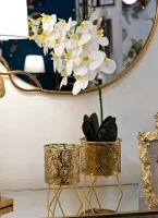 Mauro Ferretti  Suport Vaza Naty Set 2 Buc cm Ø 16X20-13X20(m-5)