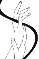 Mauro Ferretti Panou De Perete Fier Maini cm 60X1X90(m-2)