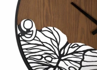 Mauro Ferretti Ceas De Perete Rotund Lemn/Frunze cm Ø 60X2(m-2)