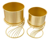 Mauro Ferretti Set 2 Bucati Suport Vază Spirala  cm Ø 23X35-20X30(m-2)