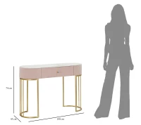 Mauro Ferretti Consola Roz Montpellier cm 100X40X75(m-8)