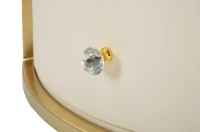 Mauro Ferretti  Masuta de cafea din imitatie de piele 30X64X91 cm.(m-7)