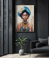 Mauro Ferretti  Pictura Pe Pânză Cu Rama Ayda -B- cm 72X4,5X102(m-7)