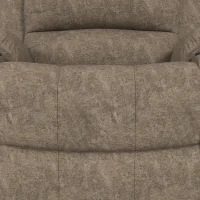 HOMCOM Fotel Relaksacyjny z Podnóżkiem i Funkcją Leżanki, z Uchwytem na Napoje, Fotel Telewizyjny, 87 cm x 95 cm x102 cm, Ciemnobrązowy(m-9)